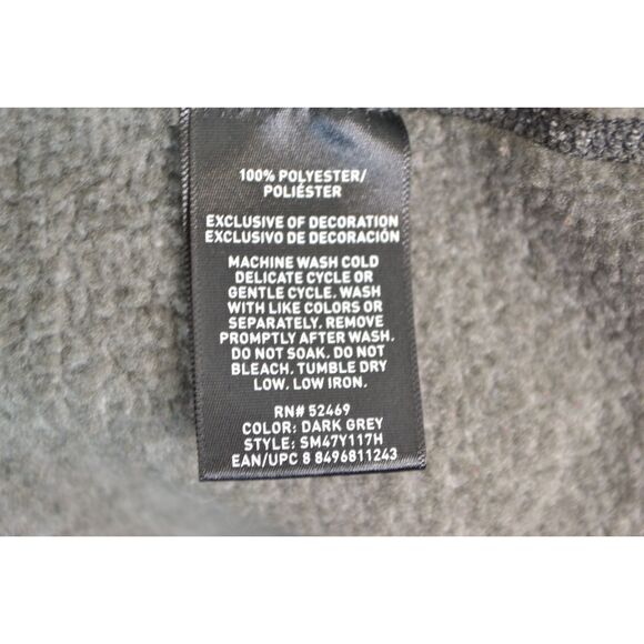 Swiss Tech Men's Large Gray Full Front Zip Fleece Jacket - Picture 6 of 14